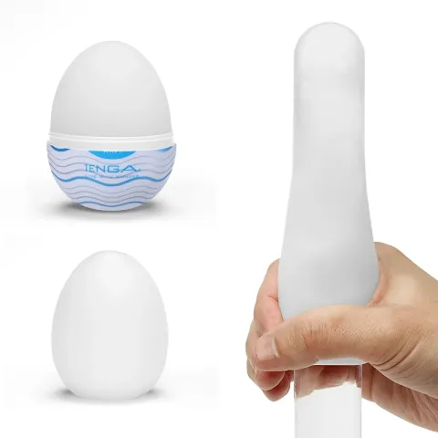 Мастурбатор-яйцо Tenga Egg Wavy