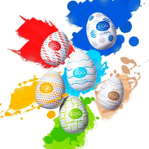 Мастурбатор-яйцо Tenga Egg Wavy