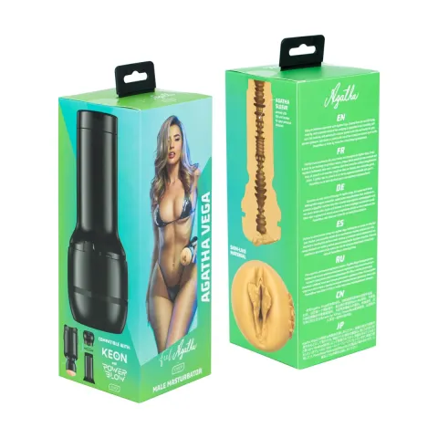 Мастурбатор Kiiroo Feel Agatha Vega PBC, сумісний із PowerBlow та Keon