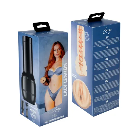 Kiiroo Feel Lacy Lennon PBC Masturbator совместим с PowerBlow и Keon