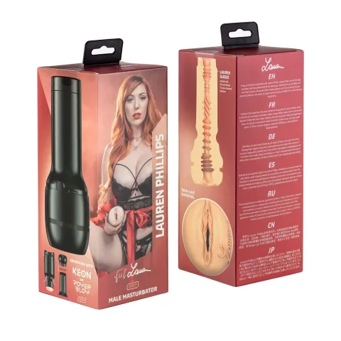 Kiiroo Feel Lauren Phillips PBC Masturbator совместим с PowerBlow и Keon