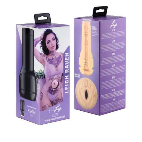 Kiiroo Feel Leigh Raven, мастурбатор порнозвезды, реплика вагины