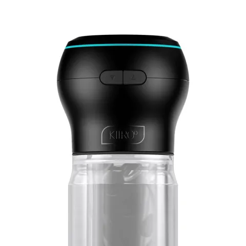 Мастурбатор Kiiroo Feel Pocket Crystal зі всмоктувальною інтерактивною насадкою PowerBlow Combo Set