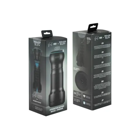 Kiiroo Feel Pocket Masturbator с PowerBlow Combo Set Interactive Nozzle