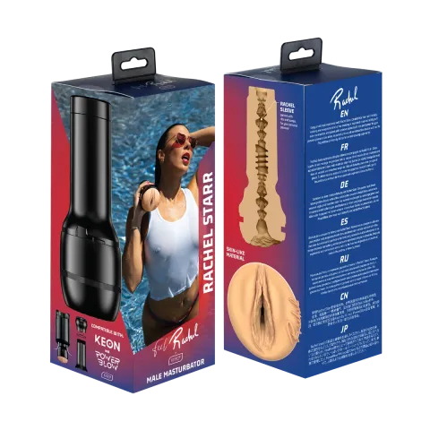 Мастурбатор Kiiroo Feel Rachel Starr PBC, сумісний з PowerBlow та Keon