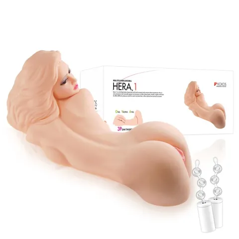Мастурбатор Kokos Hera 1 2WayPlus с функцией массажа и вибрацией