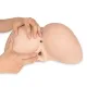 Мастурбатор в форме ягодиц с двумя входами SilexD Daphne Ass Masturbator, суперреалистичный, термореактивный
