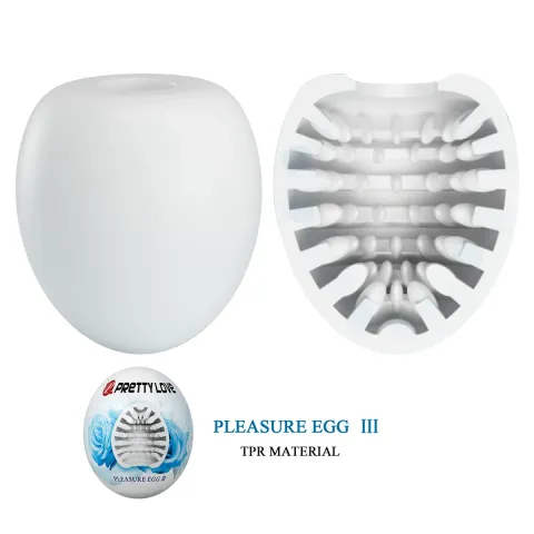 Мастурбатор — Pretty Love Pleasure Egg, белый
