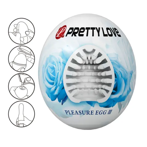 Мастурбатор — Pretty Love Pleasure Egg, белый