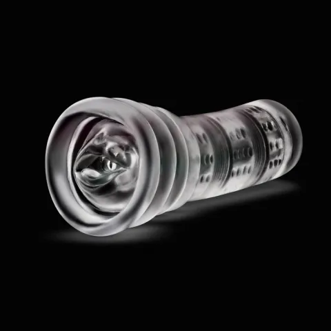 Мастурбатор Blush Rize – Luz Glow in the Dark Masturbator – Clear, всмоктування, світиться в темряві