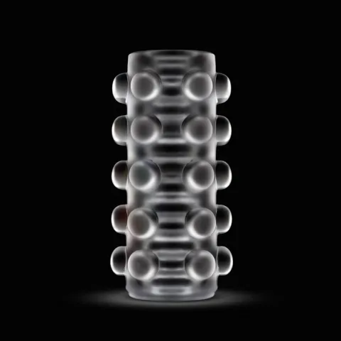 Мастурбатор Blush Rize – Swich Glow in the Dark Masturbator Clear, двосторонній, світиться в темряві