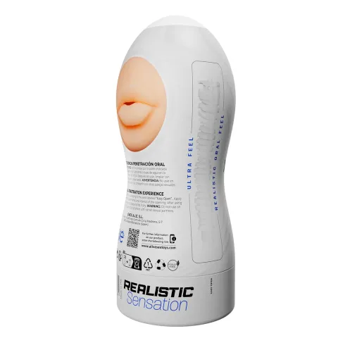 Мастурбатор «ротик» Alive Maxi Flex L Oral, реалистичный вход, рельефный канал