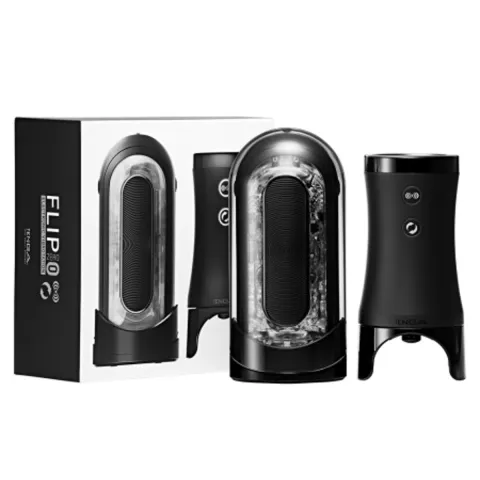 Мастурбатор Tenga Flip Zero EVR Electronic Vibration, стимуляция вращением, 5 режимов вибрации
