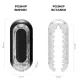 Мастурбатор Tenga Flip Zero Gravity Back, регулируемая интенсивность стимуляции, раскладной