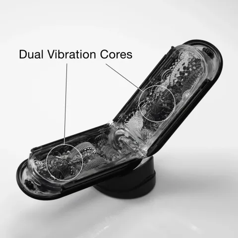 Мастурбатор Tenga Flip Zero Gravity с электронной вибрацией, черный