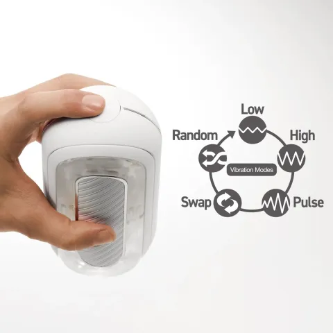 Мастурбатор Tenga Flip Zero Gravity Electronic Vibration White