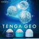 Мастурбатор Tenga Geo Coral Clear, новий матеріал, об’ємні зірки