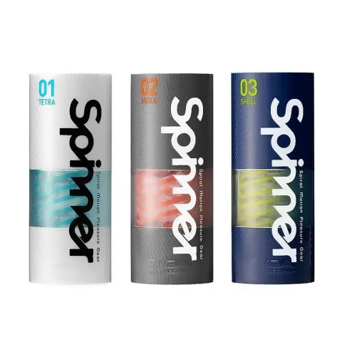 Мастурбатор Tenga Spinner 01 Tetra з пружною стимулювальною спіраллю всередині, ніжна спіраль