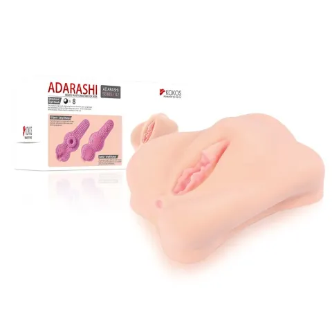 Двухслойный вагинальный мастурбатор Kokos Adarashi-2 Double Layer