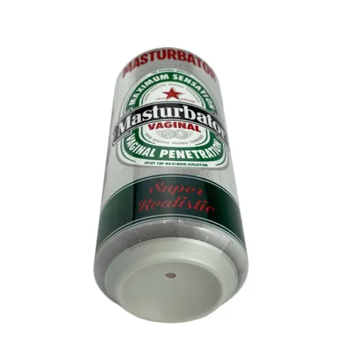 Мастурбатор-вагіна Alive Heineken Vagina II у вигляді банки пива, реалістичний