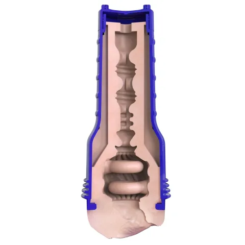 Мастурбатор-вагіна Fleshlight Boost Bang Light Medium Flesh, плаваючі кільця Turbo Tech