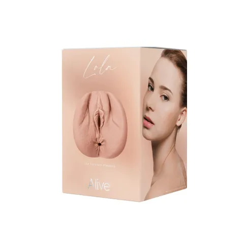 Мастурбатор-вагина + попка Alive Lola Super Realistic Masturbator L Flesh, два канала, реалистичный