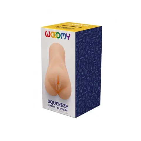 Мастурбатор-вагина Wooomy Squeeezy Masturbator Vagina, мягкие открытые губы, 13,2×5,4 см