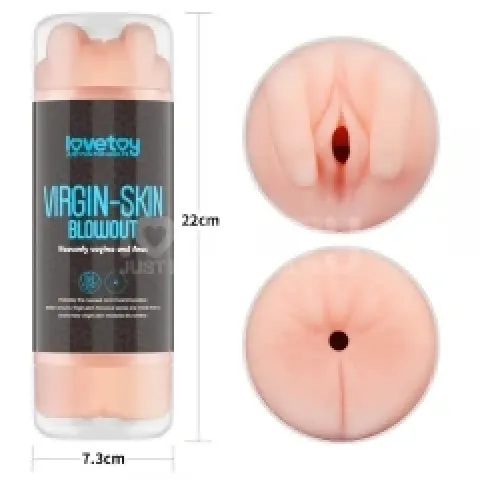 Мастурбатор — Virgin-Skin Blowout Stroker: вагина и анус