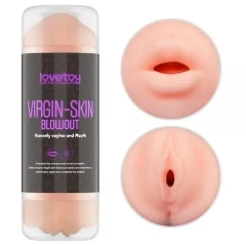 Мастурбатор — Virgin-Skin Blowout Stroker: вагина и рот