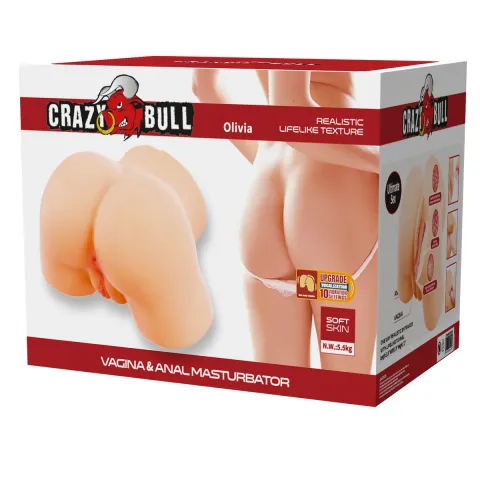 Мастурбатор з вібрацією - Crazy Bull Olivia