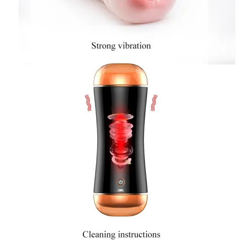 Мастурбатор - Vibrating Mouth And Vagina Masturbator