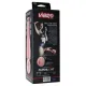 Мастурбатор с вибрацией Fleshlight Vibro Pink Lady Touch, три виброшарика, стимулирующий рельеф