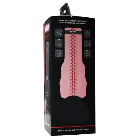 Мастурбатор с вибрацией Fleshlight Vibro Pink Lady Touch, три виброшарика, стимулирующий рельеф
