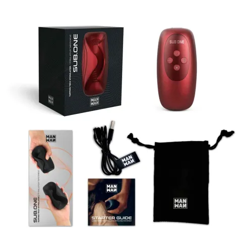 Вибрационный мастурбатор Manwan SUB. ONE Velvet Red