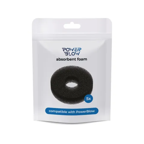 Kiiroo Powerblow Absorbent Foam Absorbent Sponge 5 штук, для вакуумного сопла Powerblow