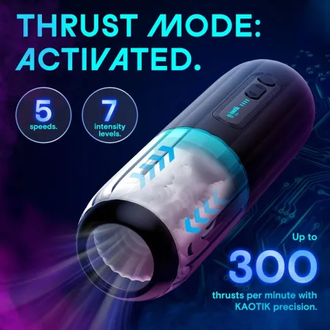 Kaotik Labs Умный мастурбатор Shockwave, режим эджинга, имитация трения