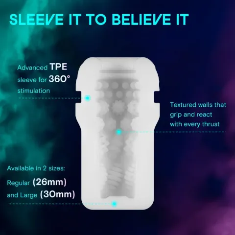 Kaotik Labs Умный мастурбатор Shockwave, режим эджинга, имитация трения