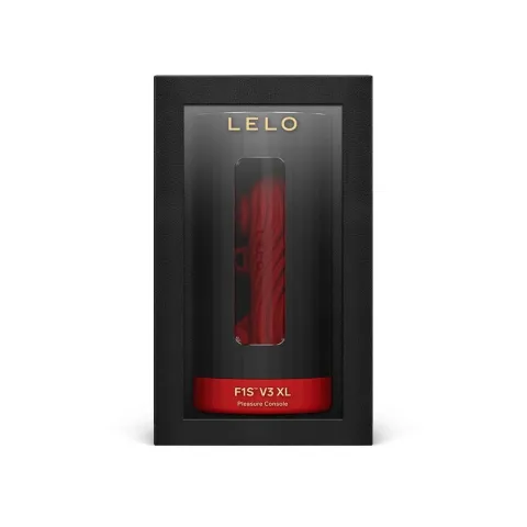 Смарт-мастурбатор LELO F1S V3 XL Red, увеличенный, 2 мотора, 8 режимов, стимуляция звуковыми волнами