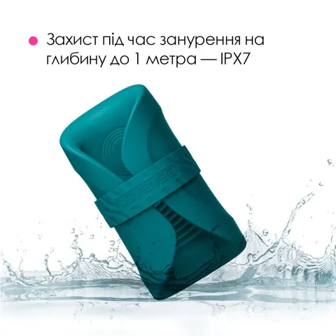 Умный вибромастурбатор для головки члена Lovense Gush 2, осциллирующая платформа, ремни для фиксации