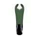Вибратор для пениса Fun Factory MANTA moss green/black, подходит для парных игр
