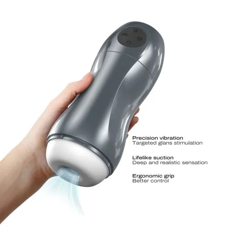 Вибрационный мастурбатор Dorcel BLOWJOY VIBE, эффект всасывания