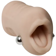 Вібромастурбатор ротик Doc Johnson Sasha Grey - Ultraskyn Vibrating Deep Throat Sucker
