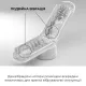 Вибромастурбатор Tenga Flip Zero Electronic Vibration White, регулируемая интенсивность, раскладной