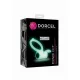 Эрекционное кольцо Dorcel Power Clit White PHOSPHO с вибрацией, белого цвета, светится в темноте