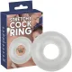 Ерекційне кільце - Stretchy Cock Ring Clear
