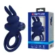 Эрекционное кольцо — Pretty Love Vibro Penis Ring Bunny III Dark Blue