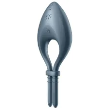 Ерекційне смарт-віброкільце ласо з регулюванням розміру Satisfyer Bullseye Dark Blue