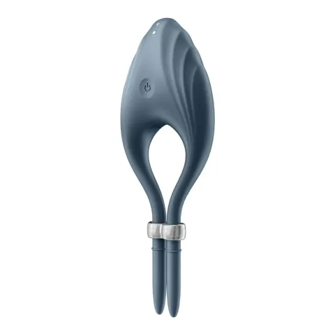Ерекційне віброкільце-ласо Satisfyer Duelist Dark Blue, 10 режимів, потужний мотор