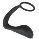 Ерекційне кільце з анальною пробкою - Black Velvets Ring & Plug