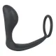 Ерекційне кільце з анальною пробкою - Black Velvets Ring & Plug